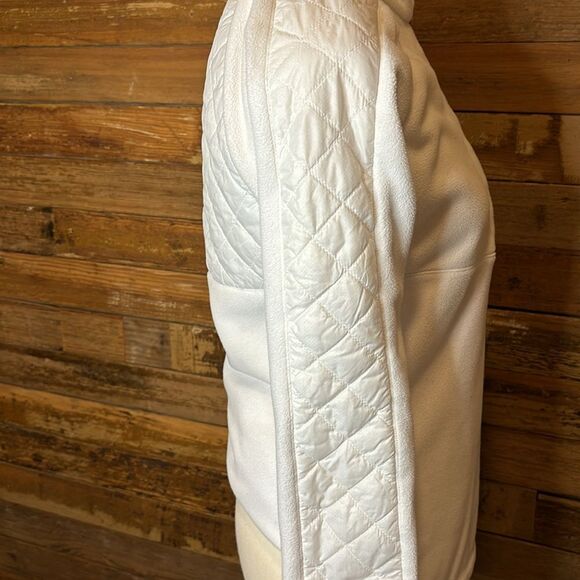 Athleta white fleece pullover xs - Picture 4 of 9